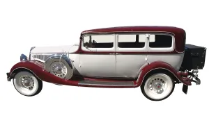 1933 Studebaker isolated