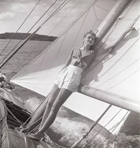 1940s sailing boat