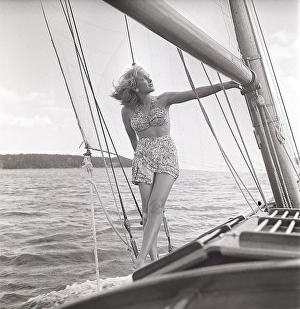 1940s sailing boat