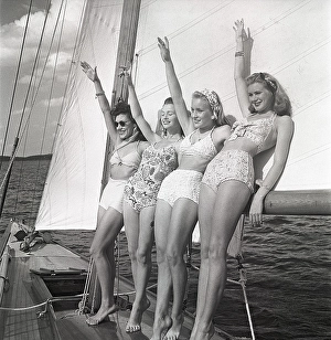 1940s sailing boat