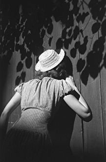 In the 1940s. A young woman is visiting Swedens captial city Stockholm and is pictured enjoying the sunshine
