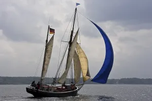 Category Oldtimer Prints: On 19.5. 2012 - Rumregatta in Flensburg - International meeting of historic sailing commercial vessels - Museumshafen