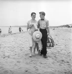 1950s on the beach