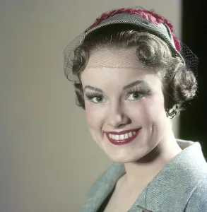 In the 1950s. Portrait of a woman wearing a fashionable hat