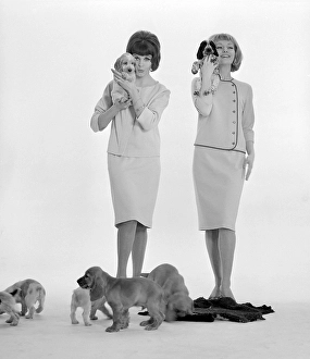 In the 1960s. Two fashion models
