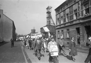 The 1962 Easter march, here the Easter march Ruhr 62 on 21