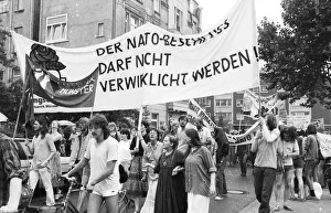 The 1981 Copenhagen to Paris Peace March reached the city of Muenster