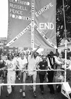 The 1981 Copenhagen to Paris Peace March reached the city of Muenster