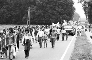 The 1981 Peace March from Copenhagen to Paris reached the cities of Coesfeld (D) and Deurne (NL) on its way