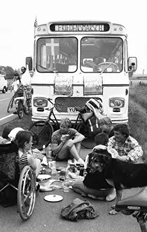 The 1981 Peace March from Copenhagen to Paris reached the cities of Coesfeld (D) and Deurne (NL) on its way