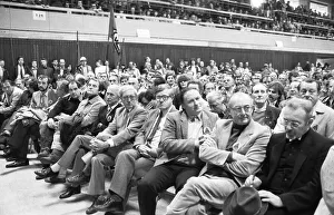 In 1982, about 20, 000 steelworkers demonstrated for the protection of their jobs