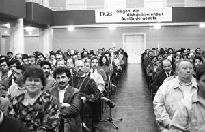 The 1990 DGB Conference for Foreigners advocated a humane law on foreigners