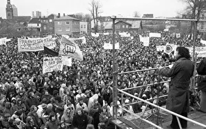 More than 20, 000 opponents of nuclear power demonstrated in Itzehoe against a nuclear power plant in Brokdorf on 19