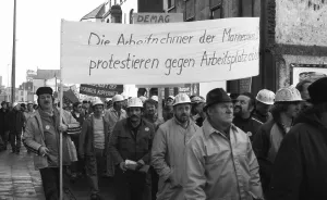 About 20, 000 workers of Thyssen