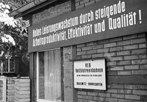 24/08/1983 GDR district Frankfurt/Oder district Straussberg town Dahlwitz-Hoppegarten