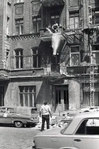 29/08/1983 GDR East Berlin district of Prenzlauer Berg