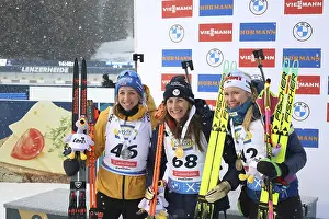 The top 3 after the woman's sprint