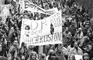 More than 300, 000 people attended the largest peace demonstration in Germany to date in Bonn's Hofgarten in