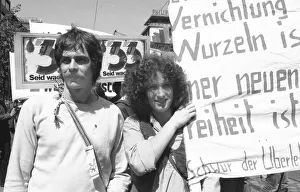 The 35th anniversary congress to end fascist rule was accompanied by a demonstration and rally in Mannheim