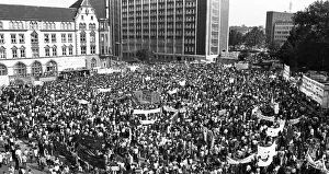 More than 40, 000 students from all parts of the Federal Republic of Germany demonstrated for more education funding