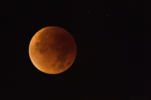At 4:47 in the morning... Blood moon (total lunar eclipse) over North Rhine-Westphalia on 28 September 2015