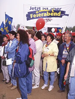 50, 000 followed a call by their unions HBV