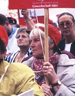 50, 000 followed a call by their unions HBV