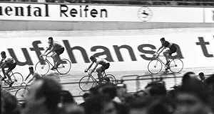 The 6-day race of the professional cyclists