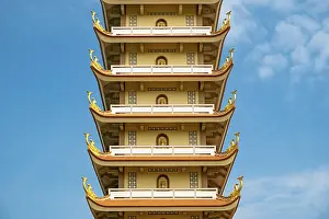 7-story Pagoda at Vinh Trang Temple