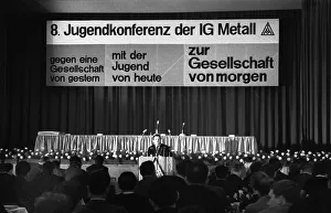 The 8th Youth Conference of the Industrial Union of Metal (IGM) on the Society of Tomorrow on 09