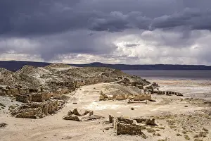 Category Mountain Landscapes Prints: Abandoned mine of Salar del Hombre Muerto