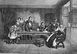 Abdication of Mary Stuart. Mary