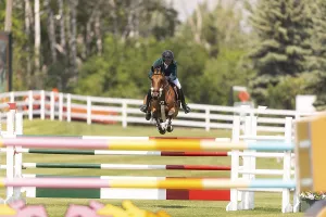 Abdulrahman Alrajhi from Saudi Arabia and riding Heartbeat W