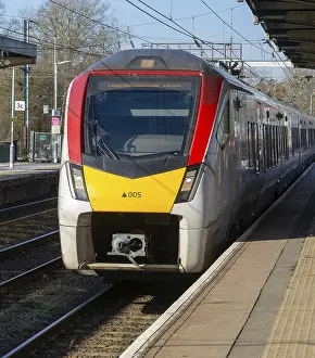 Abellio Greater Anglia class 745 train at platform of railway station