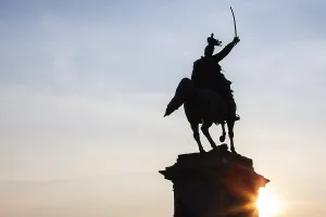 Abendstimmung bei Sonnenuntergang