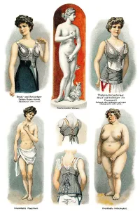 Abnormal and normal body shapes of women