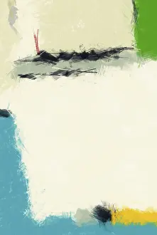 Abstract art brush strokes color blending template background