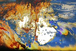 Abstract background from dense paint dissolve in water