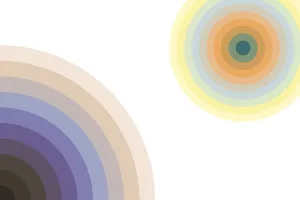 Abstract colorful geometric circle pattern