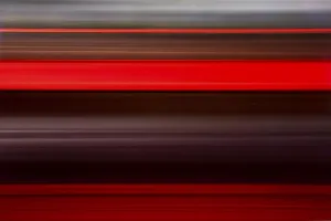Abstract colour stripes, long exposure from a moving train