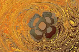 Abstract creative marbling pattern for fabric
