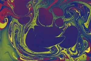 Abstract creative marbling pattern for fabric