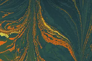 Abstract creative marbling pattern for fabric