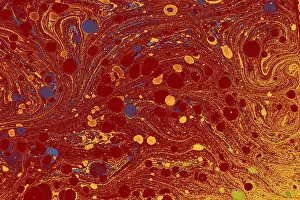Abstract creative marbling pattern for fabric