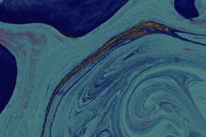 Abstract creative marbling pattern for fabric