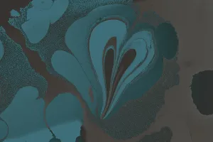 Abstract creative marbling pattern with love concept for fabric