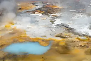Abstract detail, hot steaming springs