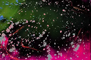 Abstract marbling art patterns in paint as background