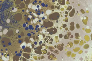 Abstract marbling floral pattern for fabric