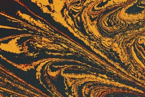 Abstract marbling floral pattern for fabric